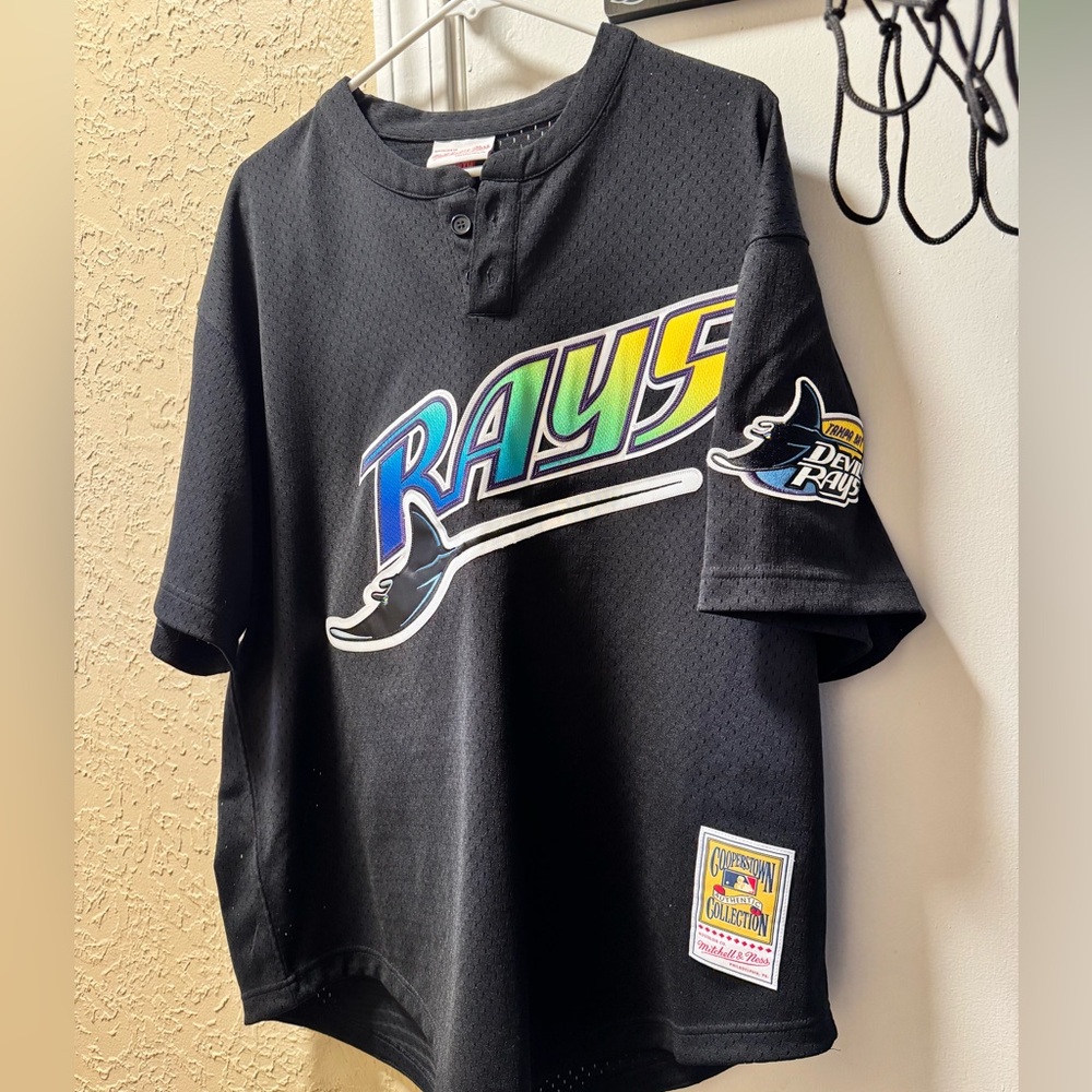 Mitchell & Ness Cooperstown Jersey Wade Boggs Tampa Bay Devil Rays